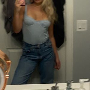 Blue urban outfitters bodysuit